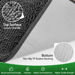 100pointONE Tapis intérieur lavable en machine pour entretien facile.