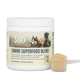 360 Pet Nutrition Canine Superfood Boost : poudre dans le bol pour un apport nutritionnel pratique