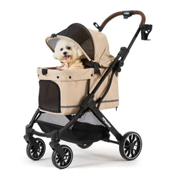 Chariot 797Audio chien spacieux pour sorties longues et confortables.