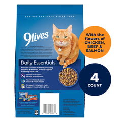 Croquettes boeuf 9Lives Indispensables quotidiens pour chat
