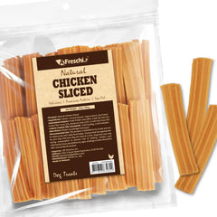 A Freschi srl friandises poulet tranches 24-onces, emballage pratique.