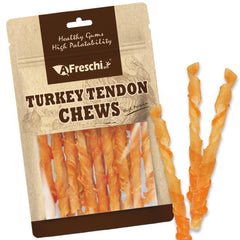 Tendons de dinde pour chien A Freschi srl – origine États-Unis et protéines naturelles.