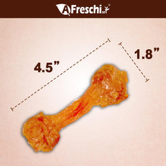 A Freschi srl tendon dinde texture croquante pour chiens modérés.