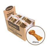 A Freschi srl Tendons de dinde, boîte 40, pratique pour chiens.