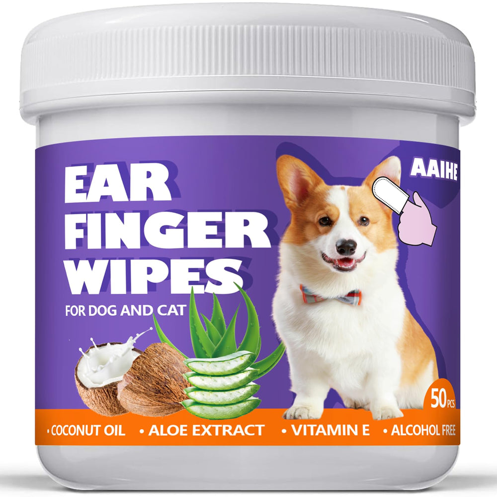 AAIHE Lingettes Oreilles Chien — emballage pratique pour un nettoyage rapide.