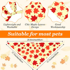 Abbylike bandana motifs cones de pin pour chien, parfait comme accessoire de promenade.