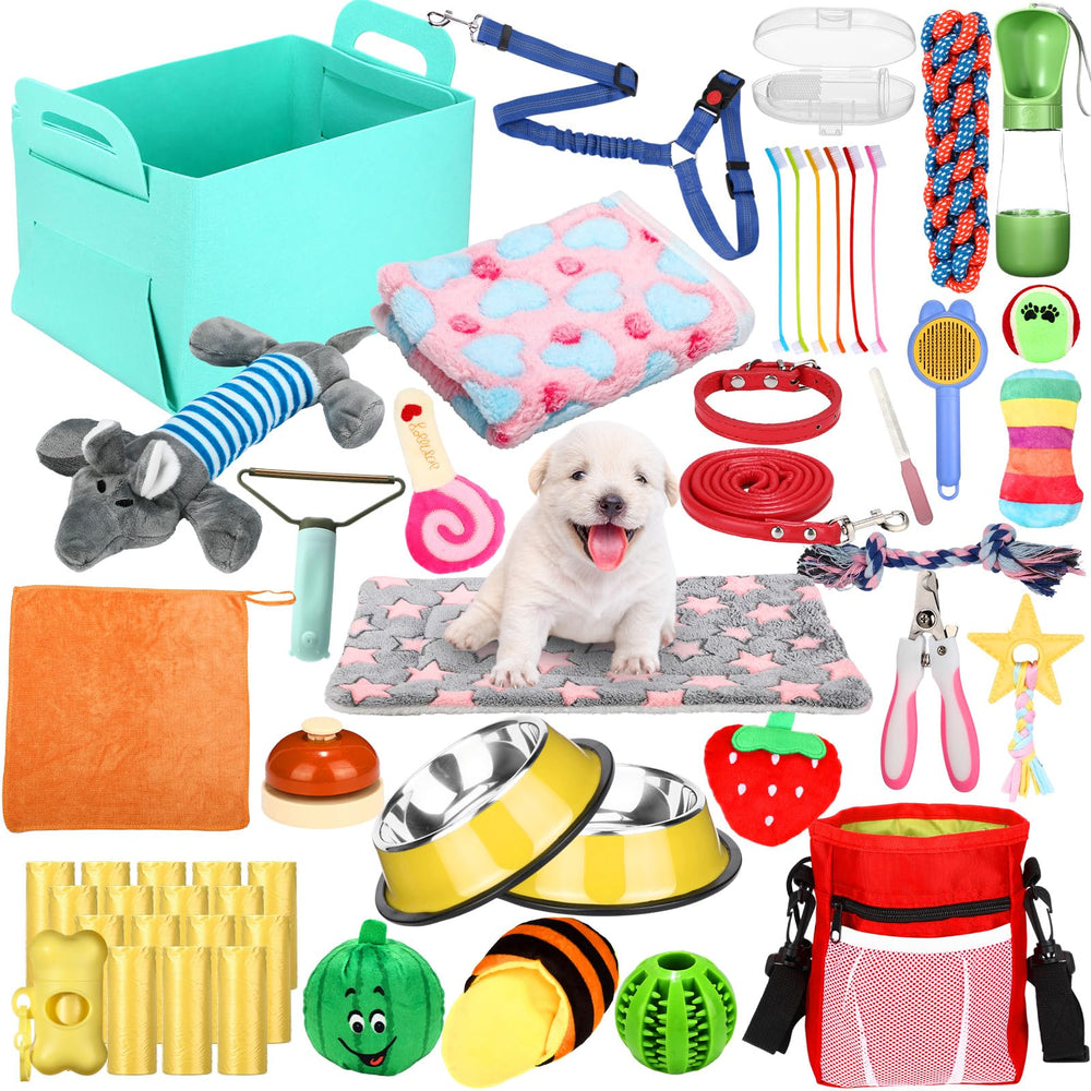 Abbylike kit chiot – jouets variés pour stimuler et divertir votre chiot.