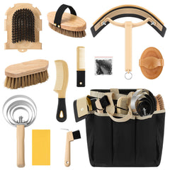 Kit Abbylike Toilettage Cheval Organisateur: rangement pratique pour tout le matériel.