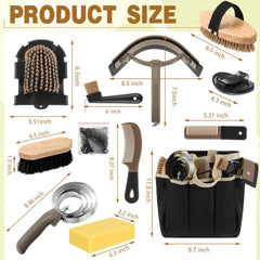 Abbylike sac-tote-organisateur kaki pratique pour ranger les outils