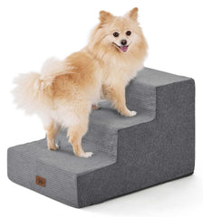 ABCPET escaliers 3 étapes – accès facile au lit pour petit chien.