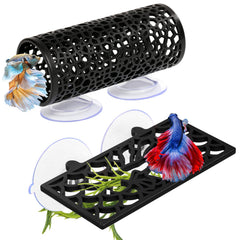Accessoires Abizoo Betta : tunnel habitat pour Betta et crevettes, espace ludique.