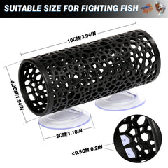 Abizoo Betta Tunnel nettoyable facilement en résine durable et résistante.