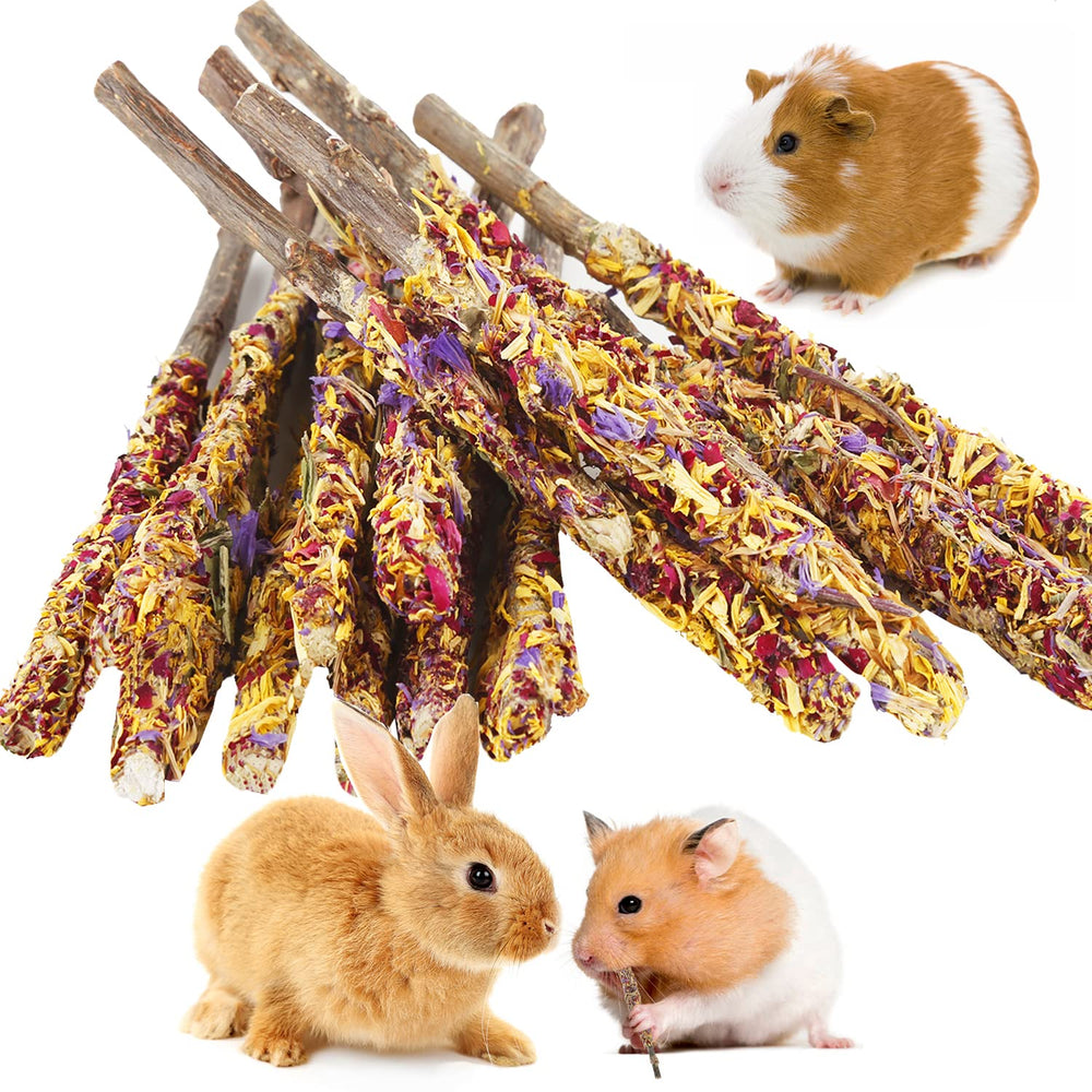 Abizoo lapin batons pomme petales - jouet de mastication sain