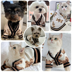 ABRRLO pull tricot ours petit-chien, liberté de mouvement.