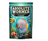Absolute Wormer : flacon-poudre prêt à l emploi pour parasites aquatiques.