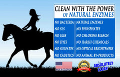 Absolutely Clean nettoyant cuir équitation: élimine taches et odeurs.