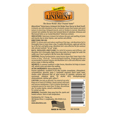 Absorbine liniment topique analgesique texture-gel: texture prête pour application.