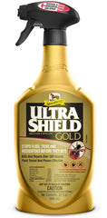 Absorbine UltraShield Gold, bouteille anti-insectes prête à l'emploi, protège contre les moustiques et mouches.