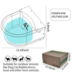 Système flotteur Abustle pig, contrôle automatique du niveau d'eau.