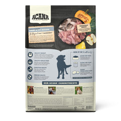 ACANA Haute-protéine pour chien adulte, croquettes sèches, soutien musculaire et énergie.
