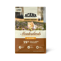 ACANA Meadowlands sac 4 lb croquettes sans céréales pour chat