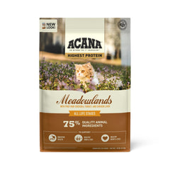 ACANA Meadowlands – sac-chat poulet dinde foie, aliments riches en protéines pour chats actifs