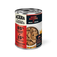 ACANA Premium Chunks morceaux de bœuf tendres dans le bouillon, faciles à mâcher