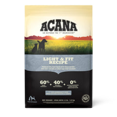 ACANA Recette Léger et Forme pour chien adulte, sac 13 lb, aide au maintien du poids.