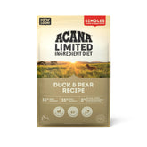 ACANA Singles Canard et Poire, sac 13 lb pour repas quotidiens.