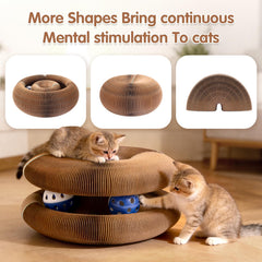 ACEDIGI design transformable chat carton, options de jeux et d'observation.