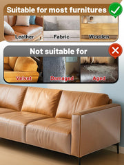Acostop protège fauteuil cuir transparent installation rapide sans outils.