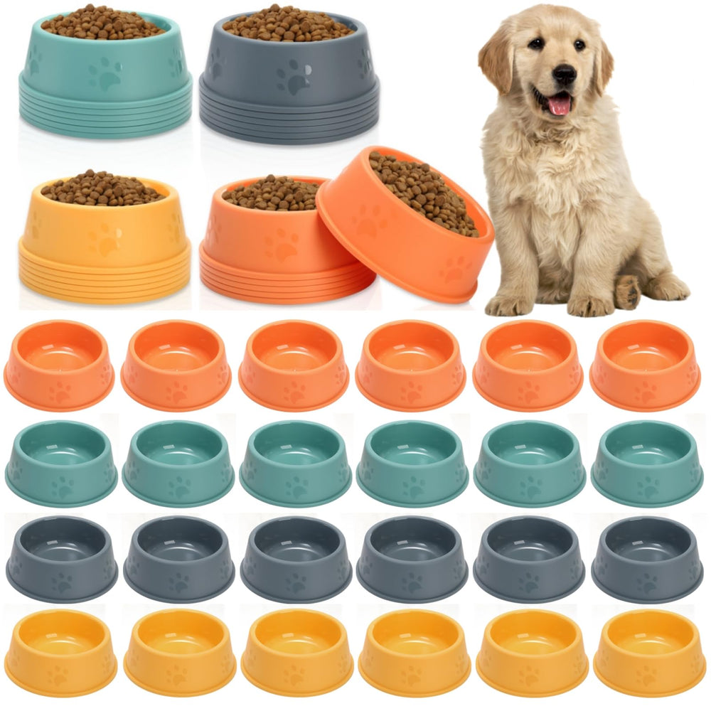 Bol Acshio chien 10oz patte, facile à nettoyer pour les repas.