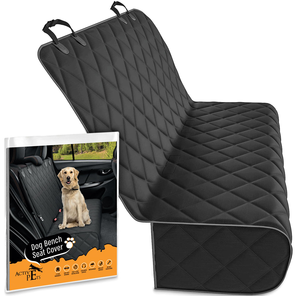 Active Pets couvre-siege arrière chien imperméable protège contre boue et poils.
