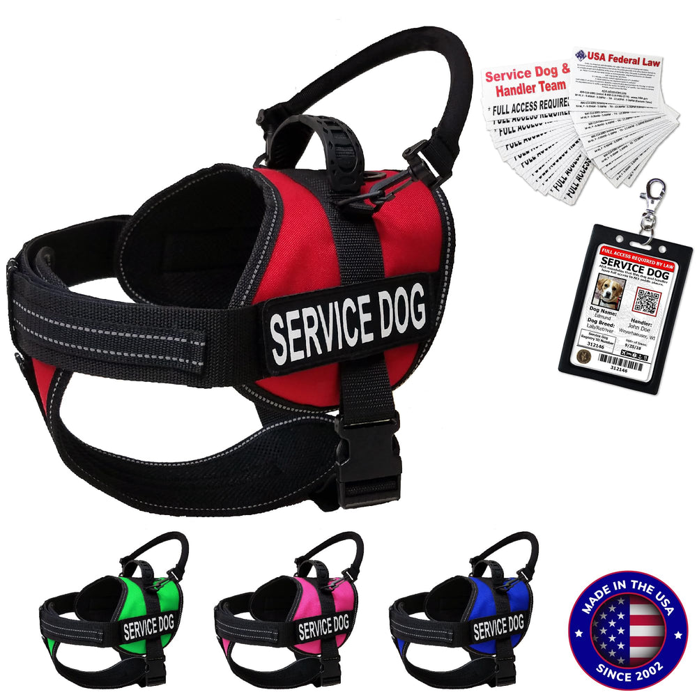 ActiveDogs harnais-service-chien vue générale, confort et sécurité en extérieur.