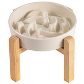 Bol Addogyy en céramique pour alimentation lente, idéal pour chiens.