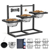 Support élevé AdenGL pour chien grande race avec posture confortable au repas