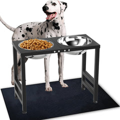 ADENGL support élevé pour chien de grande race, améliore la posture pendant les repas.