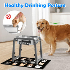 ADENGL hauteur ajustable 11-17 pouces, s'adapte à la taille du chien.