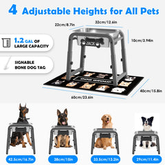 ADENGL inox durable, hygiénique et facile à nettoyer pour chiens.