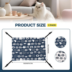 Hamac Admaison chat cage – sangles reglables pour installation rapide.