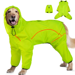 ADNIKIA manteau pluie chien capuche amovible, protection contre l’humidité