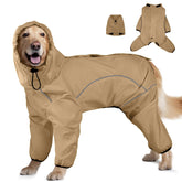 Manteau ADNIKIA pour chien avec capuche amovible, garde le chien au sec durant les balades.