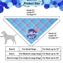 ADOGGYGO chiffres anniversaire chien bleu, chiffres 0–8 polyvalents pour marquer l’âge.