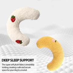Coussin U compact AdoPet, dimensions pratiques.