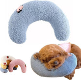 AdoPet oreiller U‑forme pour chats et chiens — soutien du cou et confort.