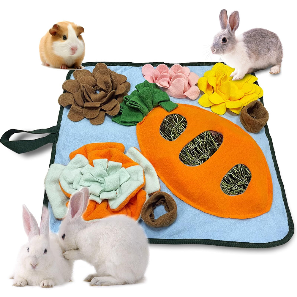 Adpartner tapis-de-fouille-lapin-20x20: stimule l’activité et l’exploration des lapins.