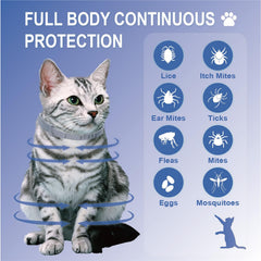 Advanllent collier pour chat, essences naturelles diffusant un parfum.