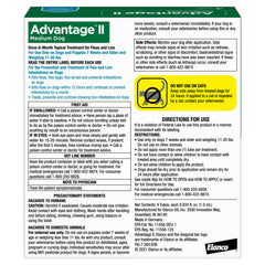 Application topique d Advantage II sur chien moyen, méthode rapide et sans ordonnance.