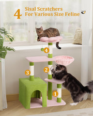 Aechonow Cave-chat-deux-portes – espace privé douillet pour chats de grande taille.