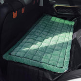 Tapis chien siège arrière AEEISHOMEREFORM vert pour trajets propres.